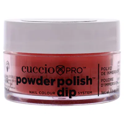 Cuccio Ladies Pro Powder Polish Nail Colour Dip System Powder 0.5 oz Red With Orange Undertones Nail In Multi