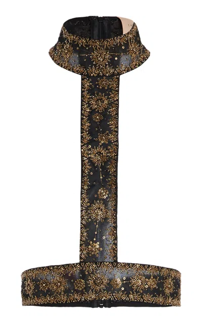 Cucculelli Shaheen Constellation Halter Harness In Animal Print