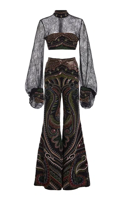 Cucculelli Shaheen Raden Embroidered Set In Multi