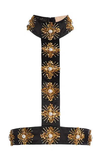 Cucculelli Shaheen Sunray Medallion Halter Harness In Animal Print