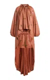 Cucculelli Shaheen Terracotta Vegan Leather Set In Brown