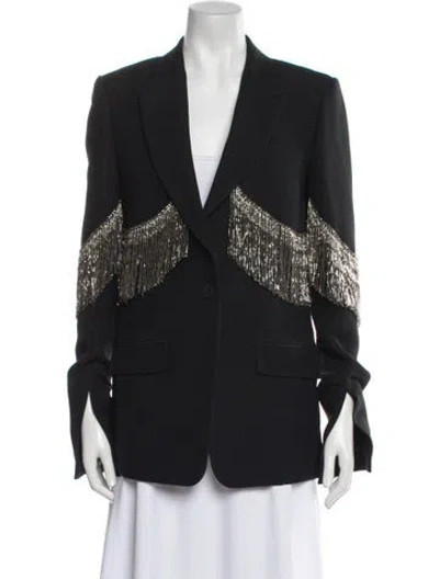 Pre-owned Cucculelli Shaheen Wool Blazer In Blue