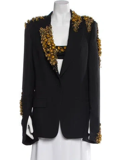 Pre-owned Cucculelli Shaheen Wool Evening Jacket In Multi