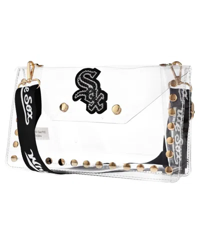 CUCE CHICAGO WHITE SOX CRYSTAL CLEAR ENVELOPE CROSSBODY BAG