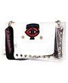 Cuce Minnesota Twins Crystal Clear Envelope Crossbody Bag In Transparent