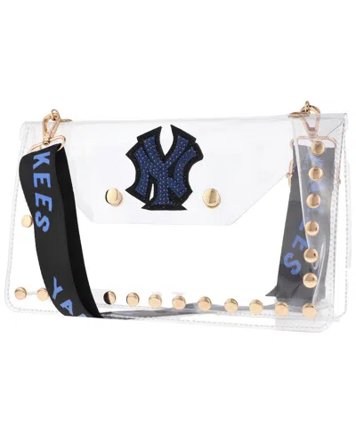 Cuce New York Yankees Crystal Clear Envelope Crossbody Bag In No Color