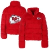 Cuce Red Kansas City Chiefs Faux Fur Full-zip Coat In Red