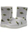 Cuce Women's Baltimore Ravens Logo Pull On Ankle Boots In White