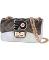 Cuce Women's  Philadelphia Flyers Jelly Crossbody Purse In Multi