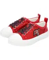 Cuce Women's  Red Tampa Bay Buccaneers Team Sequin Sneakers In Red
