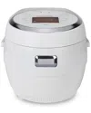 Cuckoo 10-cup Micom Rice Cooker With Nonstick Inner Pot In White