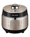 Cuckoo 3-cup Induction Heating Pressure Rice Cooker In Black,gold