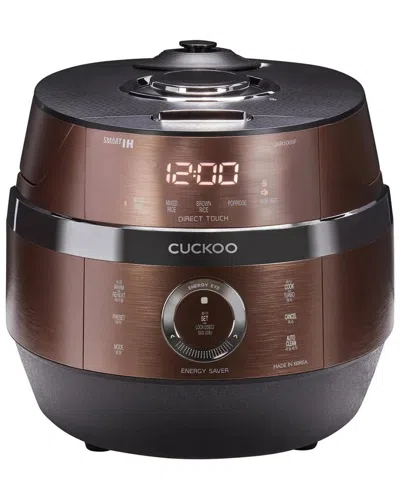 Cuckoo 6-cup Heating Pressure Rice Cooker In Brown