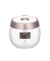 Cuckoo 6-cup Heating Pressure Twin Pressure Rice Cooker In White
