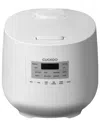 Cuckoo 6-cup Micom Rice Cooker With Nonstick Inner Pot In White