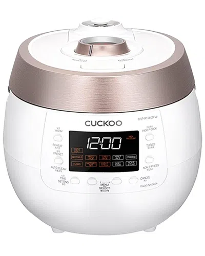 Cuckoo 6-cup Twin Pressure Rice Cooker In White