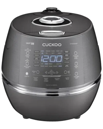 Cuckoo 6-cup Heating Pressure Rice Cooker In Black