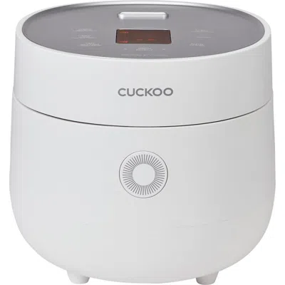 Cuckoo 6-cup (uncooked) Micom Rice Cooker With Nonstick Inner Pot In White