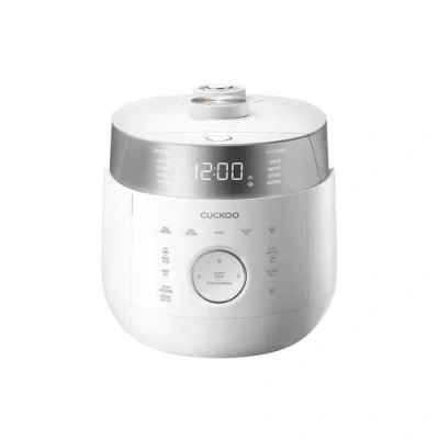 Cuckoo Crp-lhtr1009fw Heating Twin Pressure Rice Cooker In White
