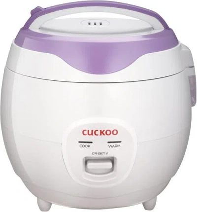 Cuckoo Electric Heating Rice Cooker In White