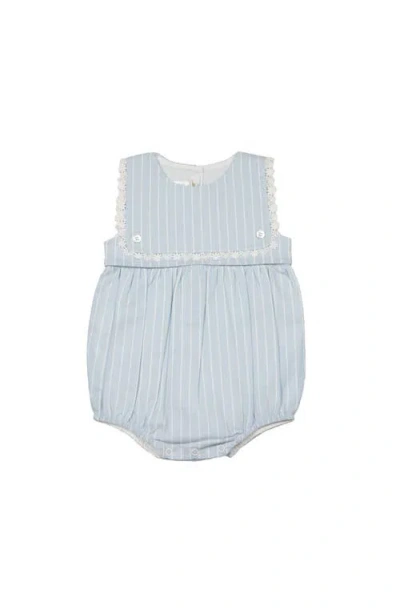 Cuclie Babies'  Colette Bubble Romper In Blue
