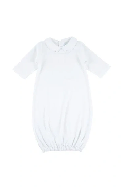 Cuclie Babies'  Embroidered Collar Day Gown In Multi