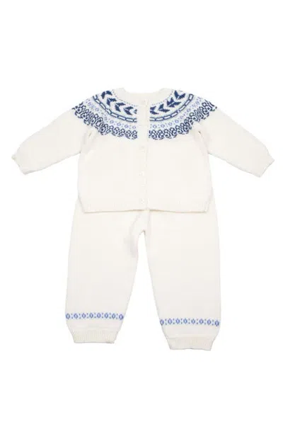 Cuclie Babies'  Fair Isle Pant Set For Infant In Multi