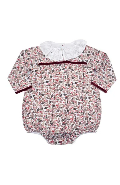Cuclie Babies'  Fall Acorns Bubble Romper In Multi