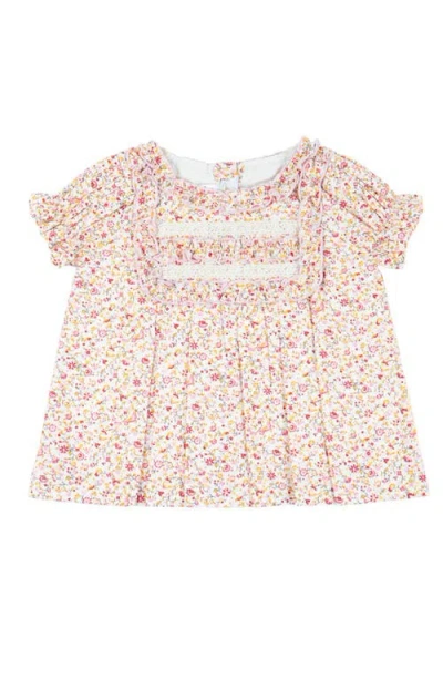 Cuclie Babies'  Floral Corduroy Set In Multi