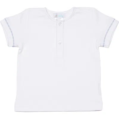 Cuclie Babies'  Henley T-shirt In White