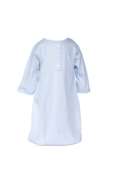 Cuclie Babies'  Layette Gown In Blue