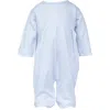 Cuclie Layette Long One Piece In Blue