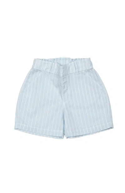 Cuclie Babies'  Linen Shorts In Blue