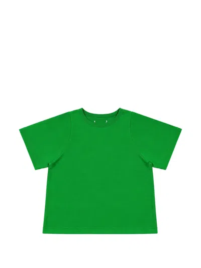 Cucù Lab Kids' Crew-neck T-shirt In Green
