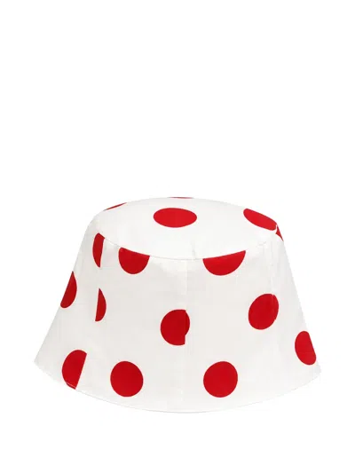 Cucù Lab Kids' Polka Dot Hat In White