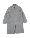 Cucù Lab Toddler Girl Coat Grey Size 4 Wool, Polyester, Cotton, Polyamide In Gray