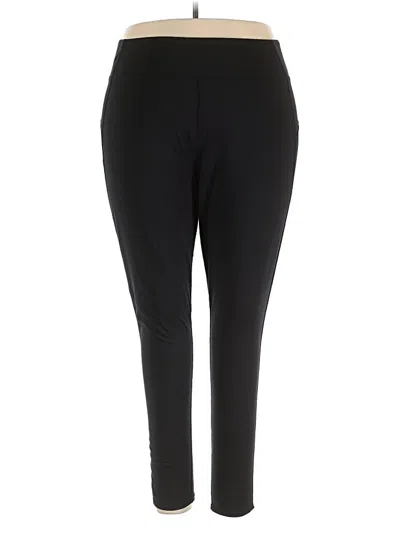 Pre-owned Cuddl Duds Active Pants In Black