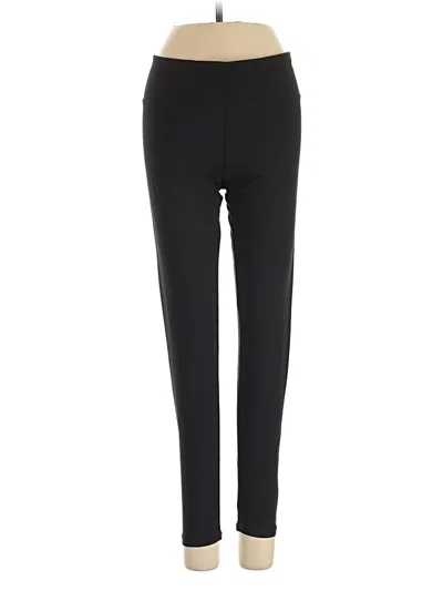 Pre-owned Cuddl Duds Active Pants In Black