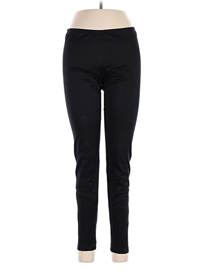 Pre-owned Cuddl Duds Active Pants In Black