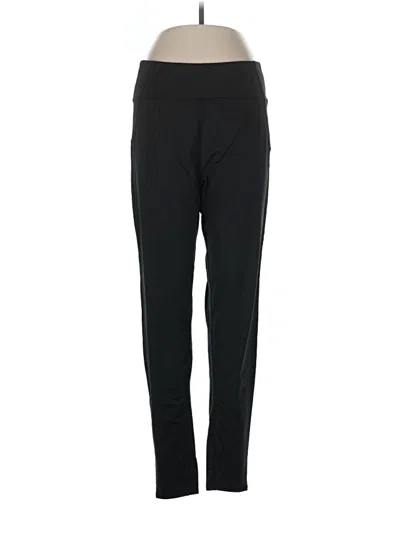 Pre-owned Cuddl Duds Active Pants In Black