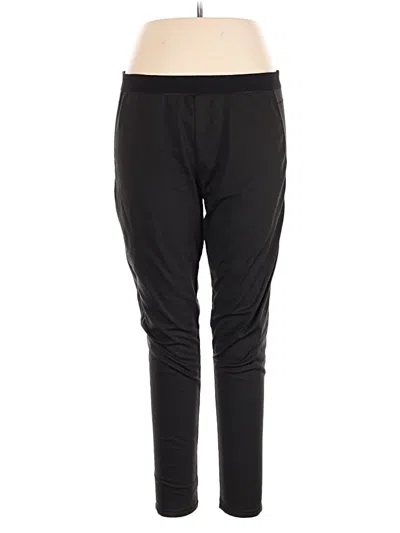 Pre-owned Cuddl Duds Active Pants In Black