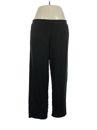Pre-owned Cuddl Duds Active Pants In Black