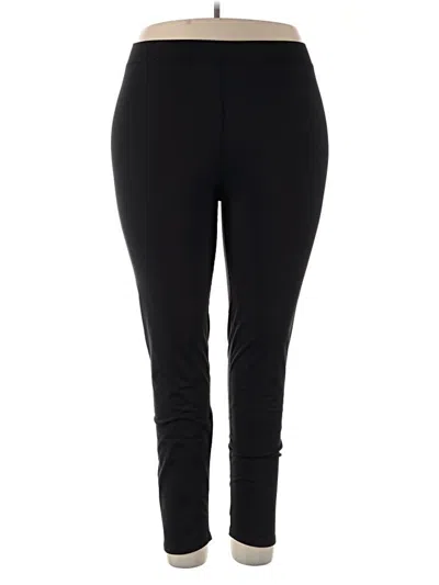 Pre-owned Cuddl Duds Active Pants In Black