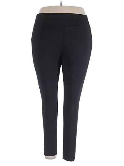 Pre-owned Cuddl Duds Active Pants In Black
