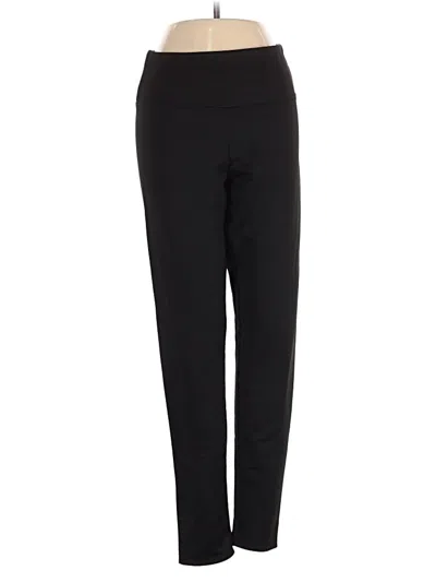 Pre-owned Cuddl Duds Active Pants In Black