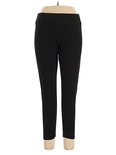 Pre-owned Cuddl Duds Active Pants In Black
