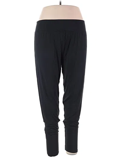 Pre-owned Cuddl Duds Active Pants In Black