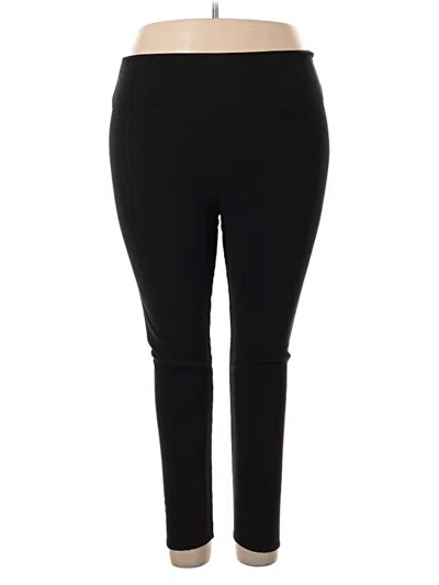Pre-owned Cuddl Duds Active Pants In Black