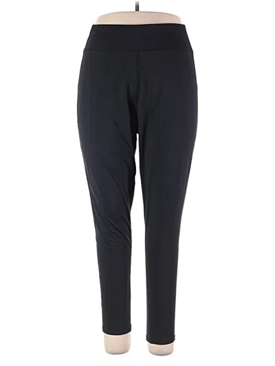 Pre-owned Cuddl Duds Active Pants In Black