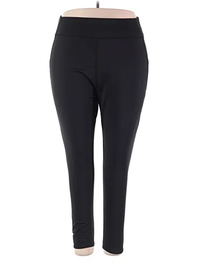 Pre-owned Cuddl Duds Active Pants In Black